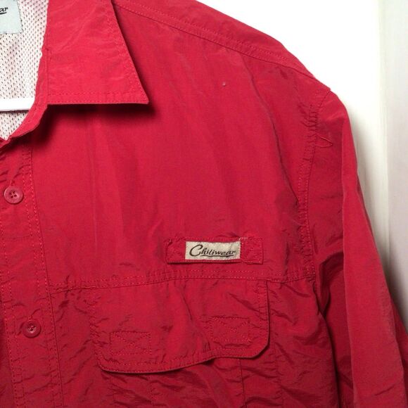 Vintage Arkansas Razorbacks Chiliwear Mens Large Short Sleeve Button Up Shirt - Picture 6 of 16